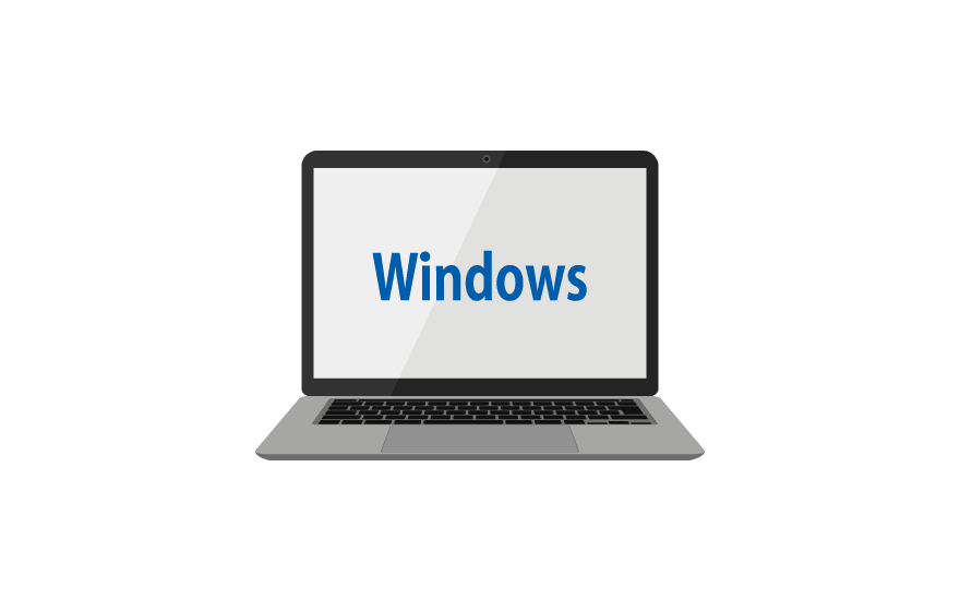 ①Windowsパソコン（レジ端末）を用意