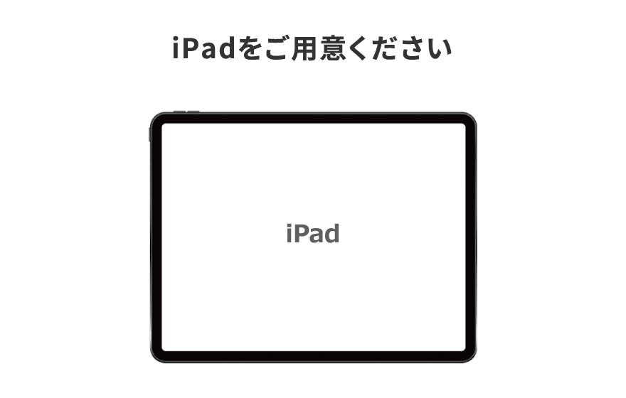 ②キッチンモニター用のiPadを用意
