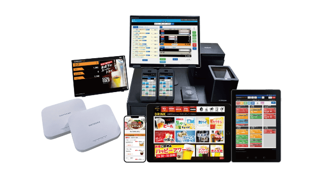 MAIDO POS専用ハードセット|run|かんたん飲食店総合管理システム
