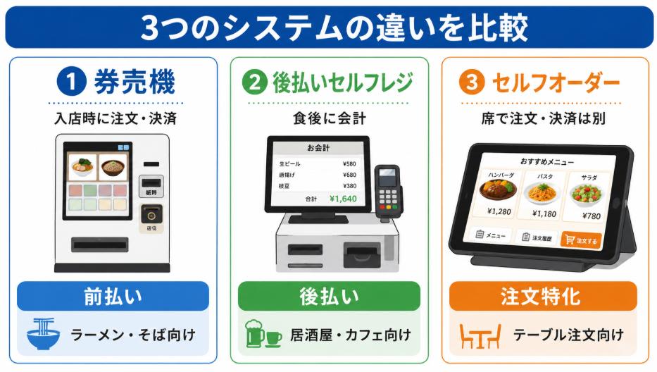 飲食店向け券売機とは?仕組み・種類・メリット・導入費用まで徹底解説【飲食店向け】